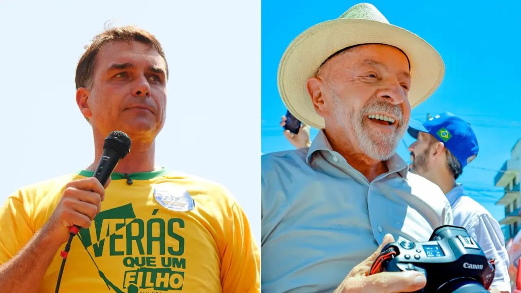 PoderData/Aya: Flávio Bolsonaro tem 51% e Lula 49% dos votos válidos no 2º turno