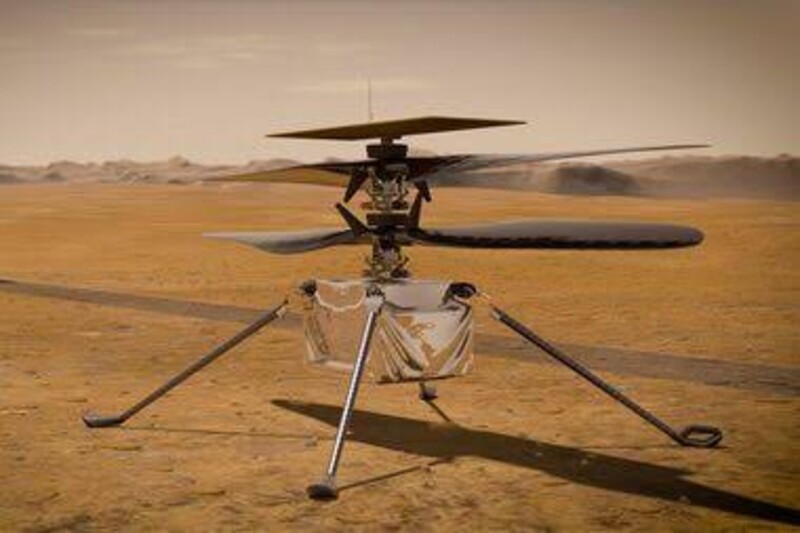 Pás de helicópteros para Marte são redesenhadas para voar mais longe e fazer pesquisa